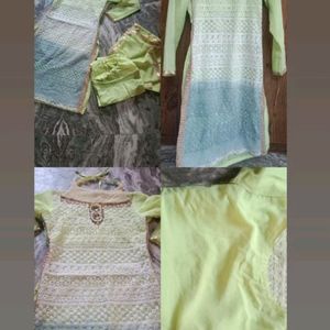 Kurta Set For Girls Dupatta Combo