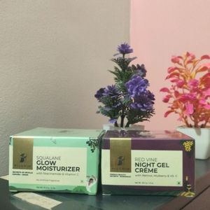 Pilgrim Glow Moisturizer And Night Gel Cream