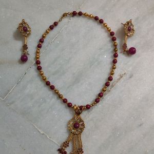 Necklace With Earrings