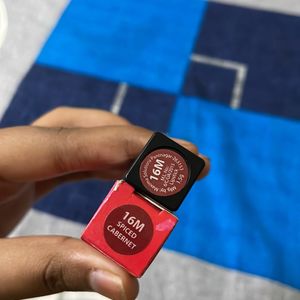 Nykaa Mini Lipstick . Shade : 16M Spiced Cabernet