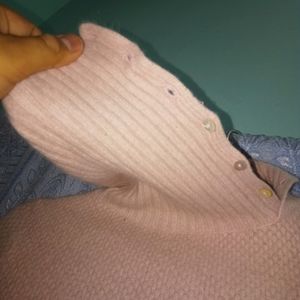 Baby Pink Sweater For Women