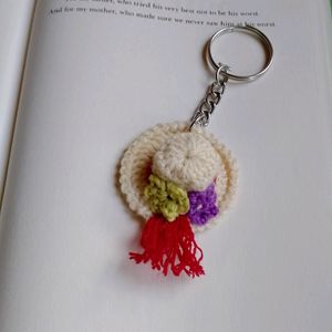 Crochet Hat Keychain