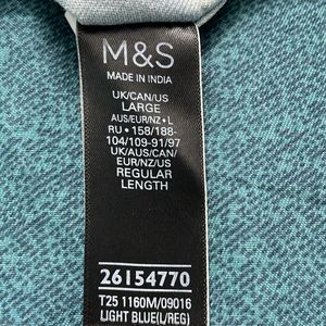 Marks & Spencer Light Blue Shirt.