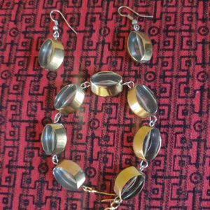 Combo Of Bracelet And Earrings.