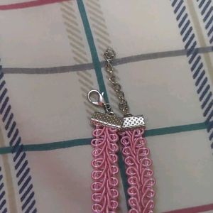 Pink Braided Choker