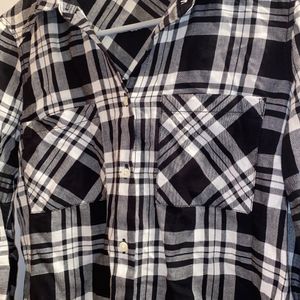 h&m check shirt