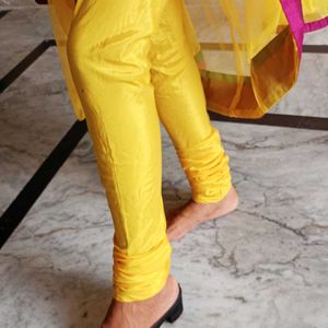 Beautiful Yellow Anarkali Suit