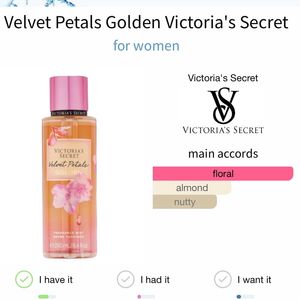 Velvet Petals Golden Victoria’s Secret