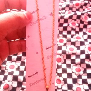 Layered Golden Chen, pink name locket