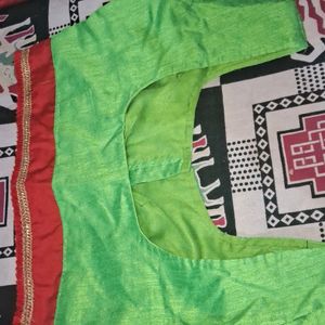 Red ND Green Saree