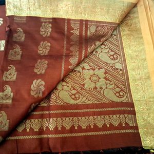 Pure Banarasi Silk Saree Bought In Kanchipuram