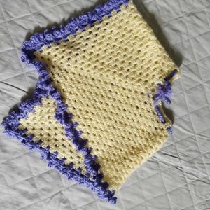 1 To 4 Yrs Self Crochet Poncho