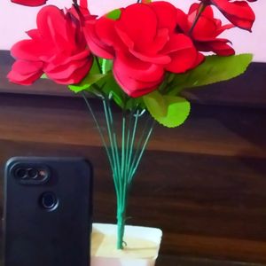 Flowers With Pot (Artificial).Very Attractive 2pc