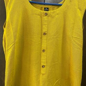 Yellow kurti