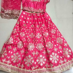 Embroidered Sequined Lehenga Brand New