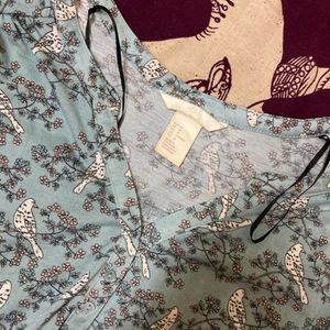 Blue H&M Kurta Top