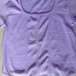 Lavender Crop Top