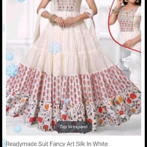 White Beautiful ethnic Gown