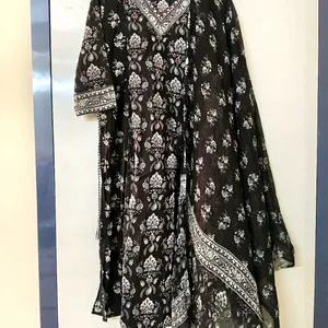 New Unused PureCotton Vneck Pathani/Afghani Suit