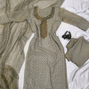 Heavy Chikankari Suit