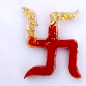 Pack Of 2 Swastik Resin Color Choice Available