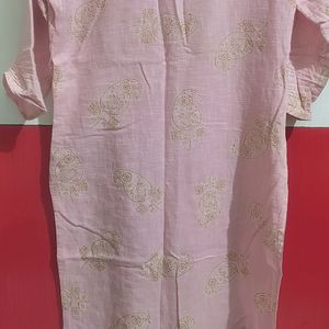 Pink Long Kurti