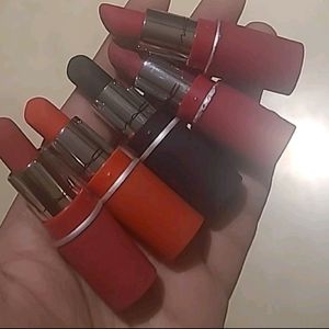 Mac Christmas holiday collection mini lipsticks.