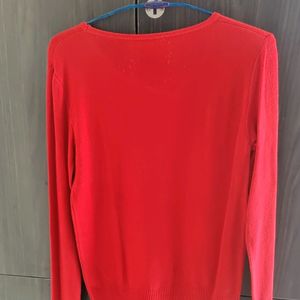 Red Woolen Top