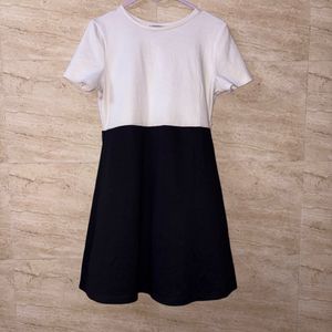 Zara Black And White Dress