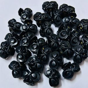 Kids Small Hair Clutcher 25 Pcs Black