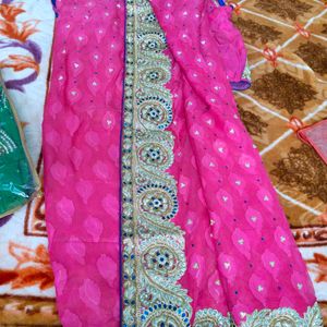 Women Heavy Stone Work Saree