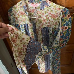 Floral Shirt Top