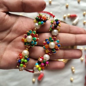 Beautiful Multi Colour Rakhis 🤍✨