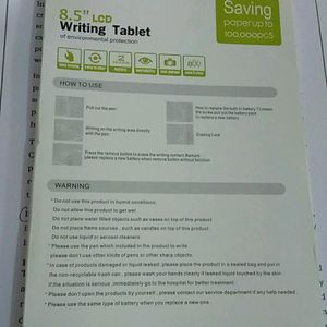 Writing Tablet