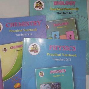 12thPCB Combo Textbook+PracticalBook-6 Books