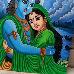 Radha Krishna Canvas Painting