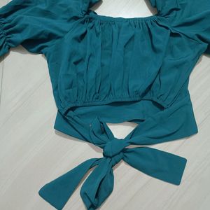 Sea Green Top