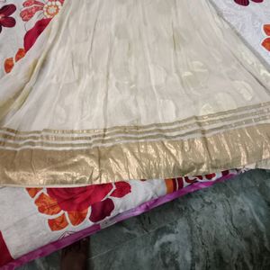 Velvet Design Net Anarkali Type Top