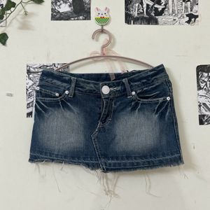 Denim Mini Skirt