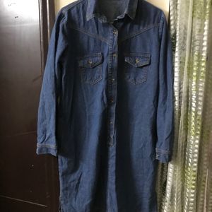 Denim Shirt Dress Bust 36-38