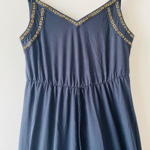 Navy Blue Maxi Dress