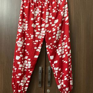 Red Harem Pants