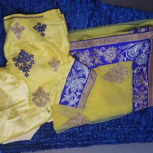 Neerus Branded Net Saree