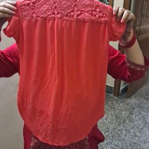 Red Colour Top