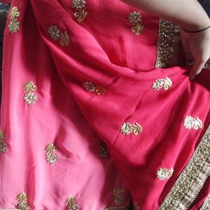 ComboDimond saree With Designer Blouse