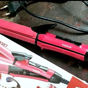 Nova Hair Straightener And Curler