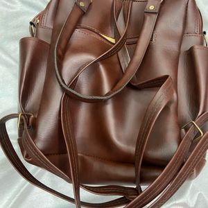 Brown Backpack