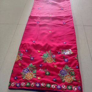 Price Drop💥Beautiful😍 embroidery Designs Saree