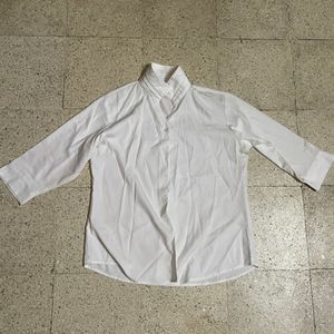 Solid White Formal Shirt