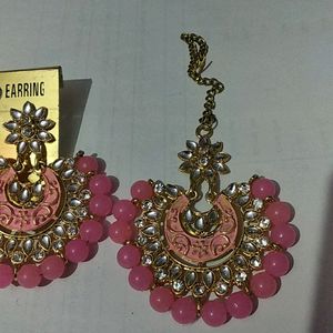 Earrings With Mang Tika